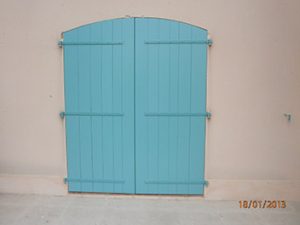 Volet Bois Peint Usine Drome