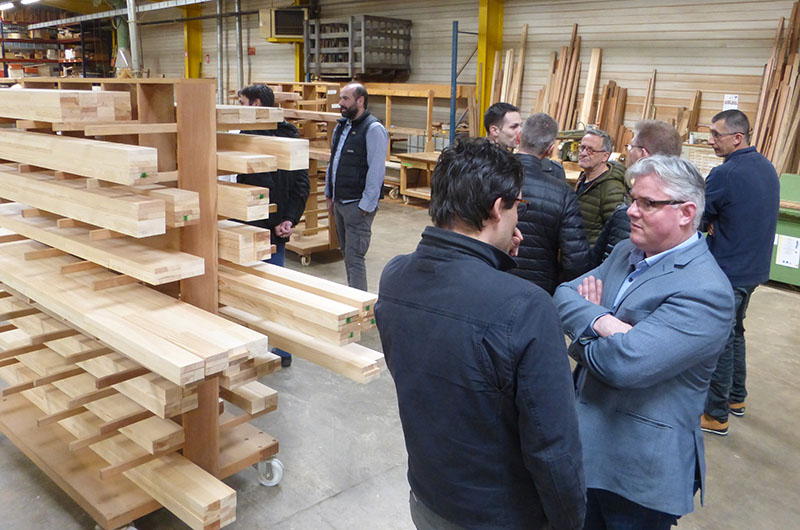 Visite d'atelier Naboco menuiserie bois 