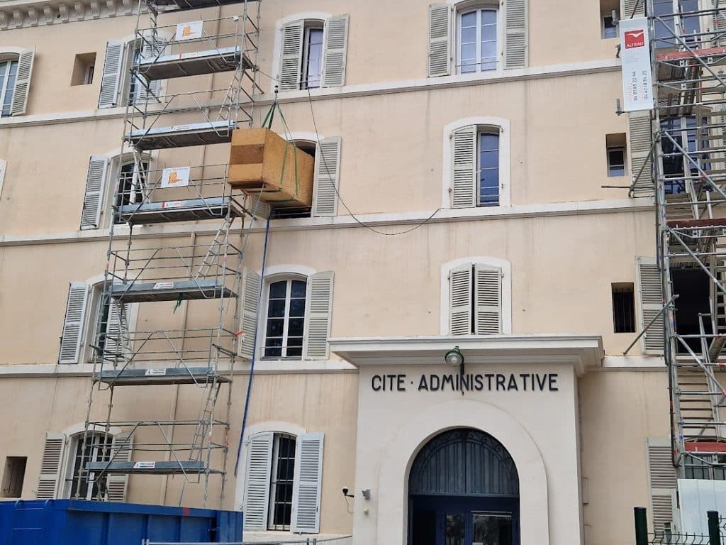 réhabilitation de la cité administrative de lorgues à Toulon